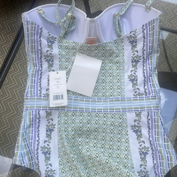 Tory Burch NWT Lipsi Swimsuit in Botanical Garden  S - Picture 9 of 10